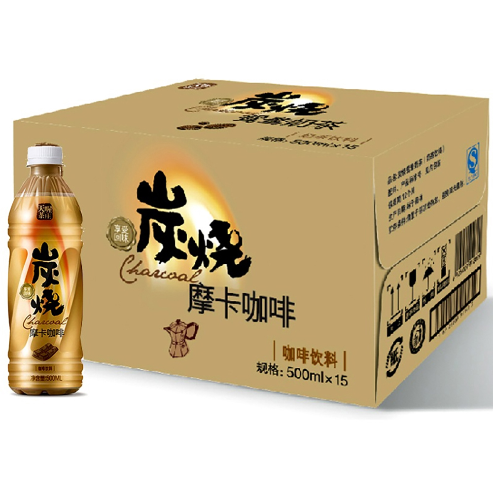 天喔茶庄 炭烧摩卡咖啡500ml*15