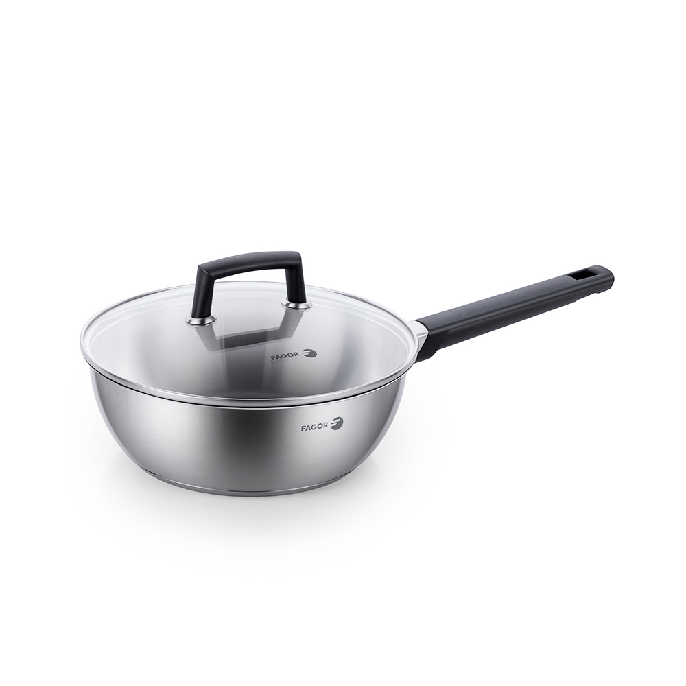 法格fagor西班牙卡门高尔煎炒锅24cm